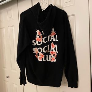 ASSC anti social social club kkoch hoodie black size Medium